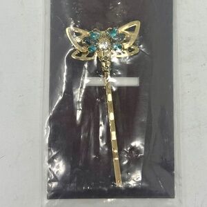 Henri Bendel Gold Butterfly Hair Pin (Factory Sealed)